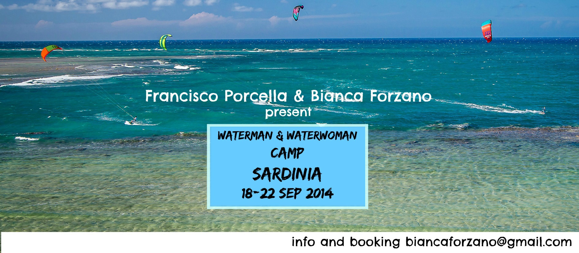 Waterman & Waterwoman CAMP – SARDINIA 18-22 August